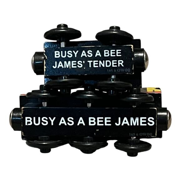Thomas the Train Wooden Busy as a Bee James & Tender 2003 Variant Rare - Picture 7 of 7